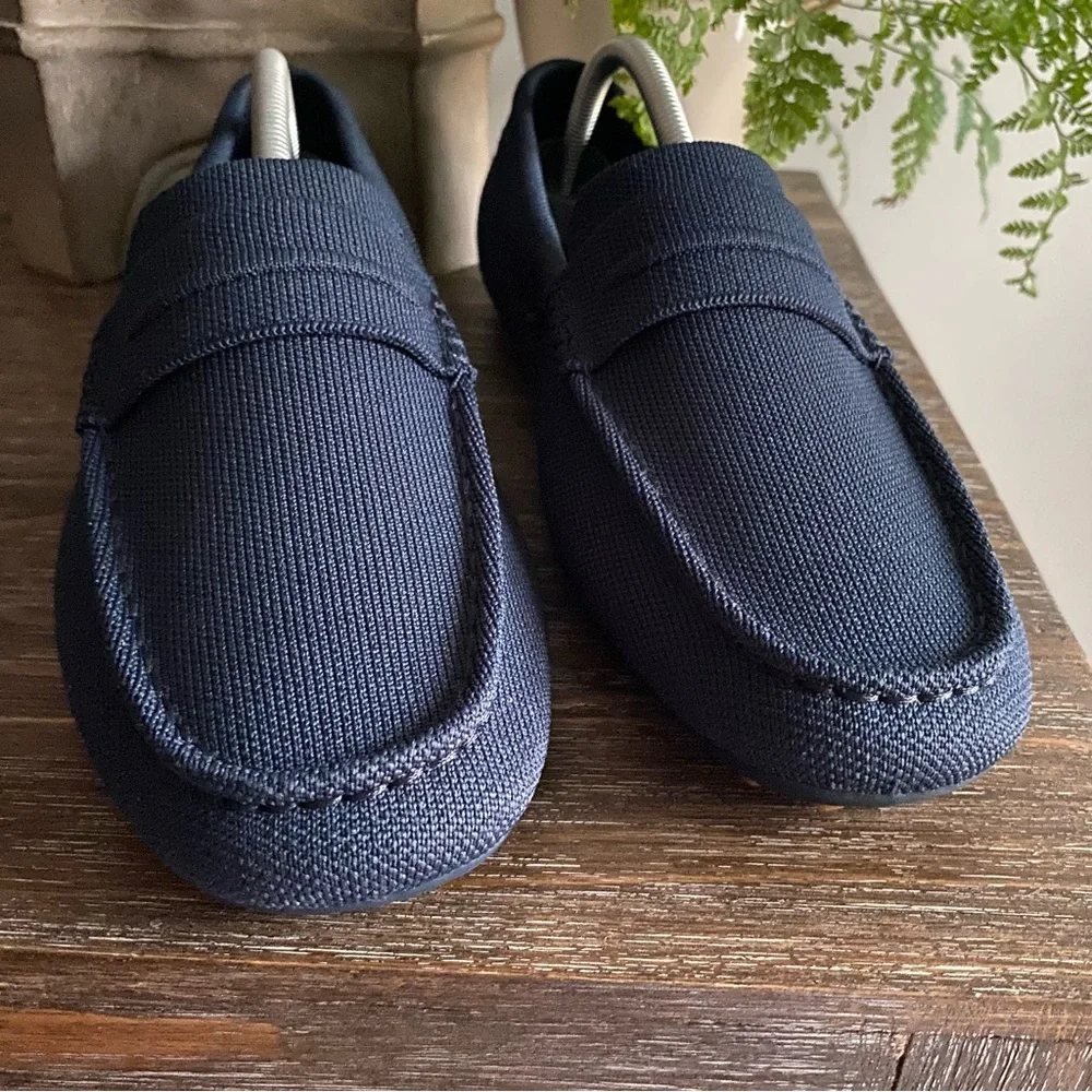 Rothy’s Mens 11 Driving Loafer The Driver in Navy Slip‎ On Loafers Navy Blue